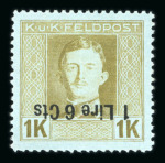 Stamp of Austria » Field Post Italy Austria Österreich Feldpost Italien 1918-19 NICHT VERAUSGABT