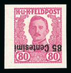 Stamp of Austria » Field Post Italy Austria Österreich Feldpost Italien 1918-19 NICHT VERAUSGABT