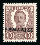 Stamp of Austria » Field Post Italy Austria Österreich Feldpost Italien 1918-19 NICHT VERAUSGABT