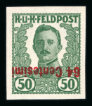 Stamp of Austria » Field Post Italy Austria Österreich Feldpost Italien 1918-19 NICHT VERAUSGABT