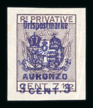 Stamp of Austria » Field Post Italy Local Delivery Austria Österreich Feldpost Italien 1918 Ortspostmarken