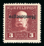 Stamp of Austria » Field Post Montenegro Austria Österreich Feldpost Montenegro 1917