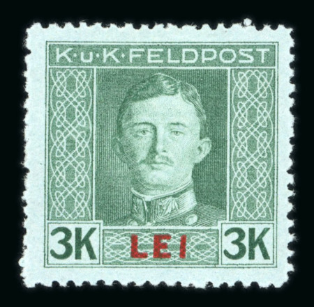 Stamp of Austria » Field Post Romania Austria Österreich Feldpost Rumänien 1917 Proben
