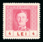 Stamp of Austria » Field Post Romania Austria Österreich Feldpost Rumänien 1918 Proben
