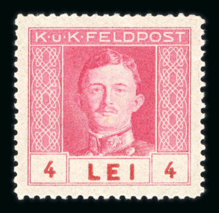 Stamp of Austria » Field Post Romania Austria Österreich Feldpost Rumänien 1918 Proben