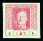 Stamp of Austria » Field Post Romania Austria Österreich Feldpost Rumänien 1918 Proben