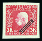 Stamp of Austria » Field Post Serbia Austria Österreich Feldpost Serbien 1916 Serbien schräg