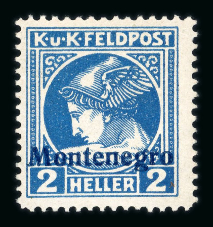 Stamp of Austria » Field Post Montenegro Austria Österreich Feldpost Montenegro 1917