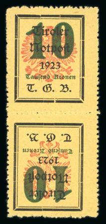 Stamp of Austria » Local Issues Lokalausgaben Tirol 1923