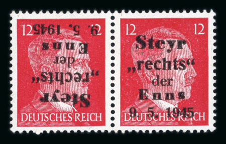 Stamp of Austria » Local Issues Lokalausgabe STEYR 1945