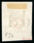 Stamp of Switzerland / Schweiz » Sammlungen 1850-1852, Rayon Sammlung auf Albumblatt mit 46 Marken
