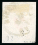 Stamp of Switzerland / Schweiz » Sammlungen 1850-1852, Rayon Sammlung auf Albumblatt mit 46 Marken