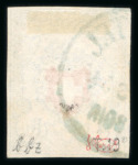 Stamp of Switzerland / Schweiz » Sammlungen 1850-1852, Rayon Sammlung auf Albumblatt mit 46 Marken