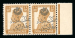 Stamp of Indian States » Bahawalpur 1947 KGVI “SERVICE” overprint in black on 1a3p mint n.h. right marginal pair.