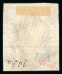 Stamp of Switzerland / Schweiz » Sitzende Helvetia Ungezähnt » Münchner Druck, 1. Auflage 1854, 15 Rp. rot, 1. Münchner Druckperiode