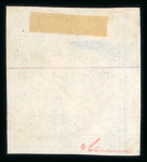 Stamp of Switzerland / Schweiz » Sitzende Helvetia Ungezähnt » 1856-57 Berner Druck (II) 1857, 10 Rp. blau, 3. Berner Druckperiode, farbintensiv, allseits weissrandig geschnitten
