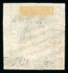 Stamp of Switzerland / Schweiz » Sitzende Helvetia Ungezähnt » Münchner Druck, 3. Auflage 1854, 10 Rp. blau, 3. Münchner Druckperiode, farbintensiv, allseits weissrandig geschnitten