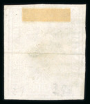 Stamp of Switzerland / Schweiz » Sitzende Helvetia Ungezähnt » 1854-55 Berner Druck (I) 1854, 20 Rp. orange, 1. Berner Druckperiode, farbfrisch, allseits weissrandig