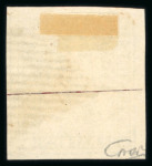 Stamp of Switzerland / Schweiz » Sitzende Helvetia Ungezähnt » 1856-57 Berner Druck (II) 1855, 40 Rp. grün, 2. Berner Druckperiode, farbintensiv, allseits weisse Ränder