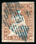 Stamp of Switzerland / Schweiz » Sammlungen 1854-1862, umfangreiche Strubelsammlung