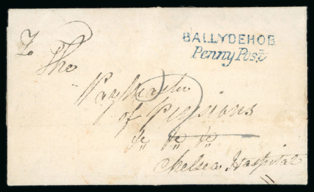 Stamp of Ireland » Postal History (Arranged alphabetically by County) Cork - Ballydehob: 1847 (26.6) Small neat entire from