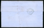 Stamp of Ireland » Postal History (Arranged alphabetically by County) Dublin - Kingstown: 1857 Envelope from Dublin to Kingstown,