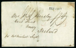 Stamp of Ireland » Pre-Stamp Postal History » Unified Post Period - 1827-1839 1838 (July 9th) Folded letter sent from Hillsboro to