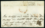 Stamp of Ireland » Pre-Stamp Postal History » Unified Post Period - 1827-1839 1838 (July 9th) Folded letter sent from Hillsboro to