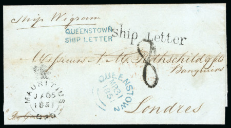 Stamp of Ireland » Postal History (Arranged alphabetically by County) Cork - Queenstown: 1850 (27.12) Folded letter sheet