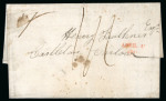 Stamp of Ireland » Pre-Stamp Postal History » Independant Post Office Period - 1784-1831 Cork - Queenstown: 1850 (27.12) Folded letter sheet