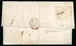 Stamp of Ireland » Pre-Stamp Postal History » Independant Post Office Period - 1784-1831 Cork - Queenstown: 1850 (27.12) Folded letter sheet