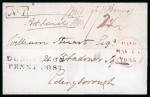 Stamp of Ireland » Pre-Stamp Postal History » Unified Post Period - 1827-1839 Improvised rating1835 (29.4) Folded letter sheet from
