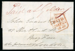 Stamp of Ireland » Pre-Stamp Postal History » Unified Post Period - 1827-1839 Improvised rating1840 (22.2) Large part folded letter
