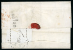 Stamp of Ireland » Pre-Stamp Postal History » Unified Post Period - 1827-1839 Improvised rating1840 (22.2) Large part folded letter