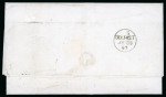 Stamp of Ireland » Transatlantic Mail to, from and via Ireland 1867 Unpaid letter sent from New York via Derry to