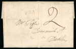 Stamp of Ireland » Pre-Stamp Postal History » Independant Post Office Period - 1784-1831 Wicklow - Bray: 1798 (12.6) Folded entire from Wicklow