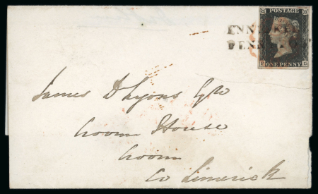 Stamp of Ireland » Postal History (Arranged alphabetically by County) Wicklow - Enniskerry: 1841 (22.2) Small envelope from