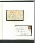 Stamp of Ireland » Postal History (Arranged alphabetically by County) Wicklow - Penny Posts: 1833-48 Attractive group of