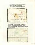 Stamp of Ireland » Postal History (Arranged alphabetically by County) Derry - Paid At: 1833-48 Attractive group of five covers