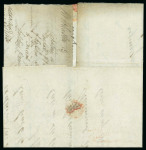 Stamp of Ireland » Postal History (Arranged alphabetically by County) Derry - Paid At: 1833-48 Attractive group of five covers
