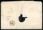 Stamp of Ireland » Postal History (Arranged alphabetically by County) Donegal - Letterkenny: 1817 Folded cover from Letterkenny