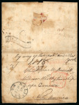 Stamp of Ireland » Postal History (Arranged alphabetically by County) Meath - Ashbourne: 1836 (29.7) Folded entire sent from