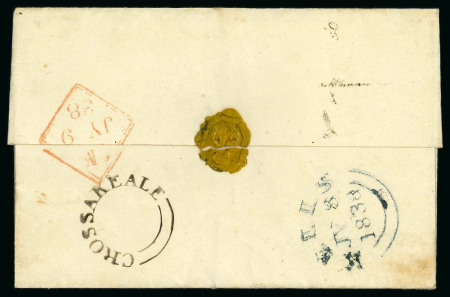 Stamp of Ireland » Postal History (Arranged alphabetically by County) Meath - Undated circle ds: 1835-1862 Attractive group