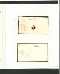 Stamp of Ireland » Postal History (Arranged alphabetically by County) Meath - Linear Receivers: 1851-1858 Attractive group