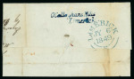 Stamp of Ireland » Postal History (Arranged alphabetically by County) Clare - Linear & Italic Receivers: 1849-1856 Attractive