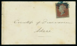 Stamp of Ireland » Postal History (Arranged alphabetically by County) Clare - Linear & Italic Receivers: 1849-1856 Attractive