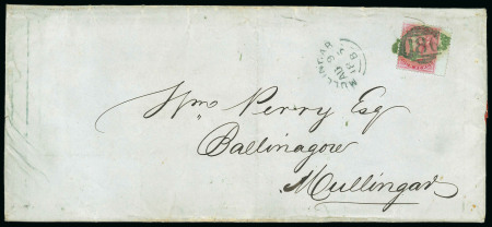 Stamp of Ireland » GB Used In Ireland 1845-1885 Executive old-time collection of Line engraved,
