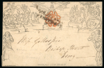 Stamp of Ireland » Postal History (Arranged alphabetically by County) Dublin County - Golden Ball in Kilternan: 1819 Entire