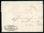 Stamp of Ireland » Postal History (Arranged alphabetically by County) Dublin City - Gresham Hotel: 1840 Folded entire from