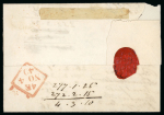 Stamp of Ireland » Postal History (Arranged alphabetically by County) Dublin City - Imperial Hotel: 1840 1d black, AC plate